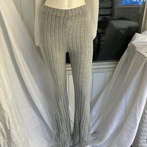 SHEIN Heather Gray Knit Pants